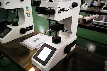 Digital hardness tester for checking hardness of CNC machining materials