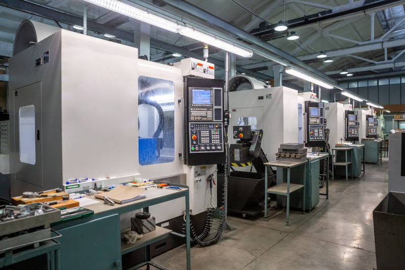 CNC machining workshop
