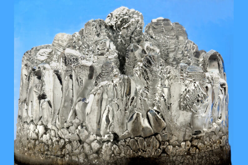 Crystalised magnesium
