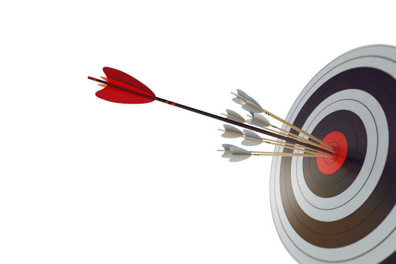 Target with precision and accuracy