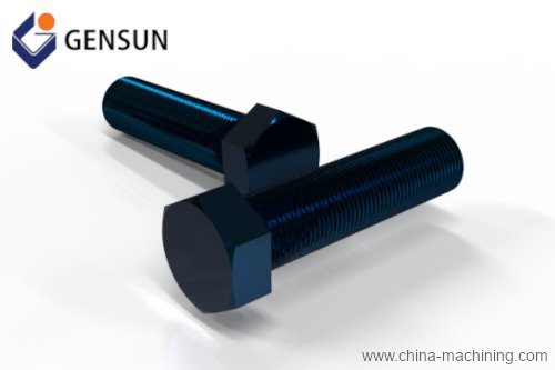 Anodized aluminum part