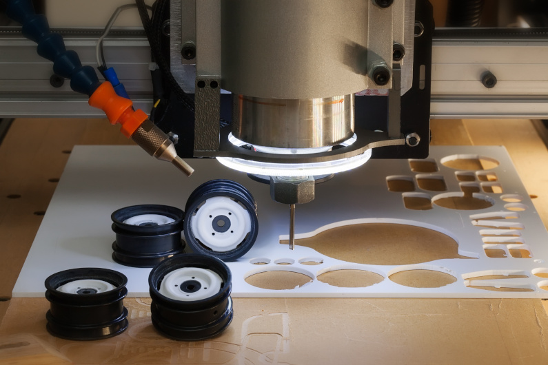 CNC machining ABS plastic mini wheels