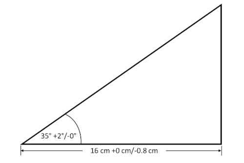 Example #3: Unilateral tolerances.