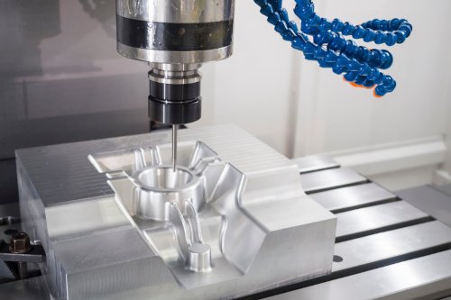 CNC machining center cutting mold