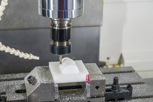 CNC machining a plastic part