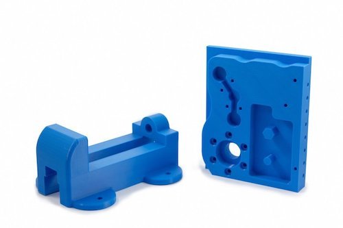 Blue plastic prototype