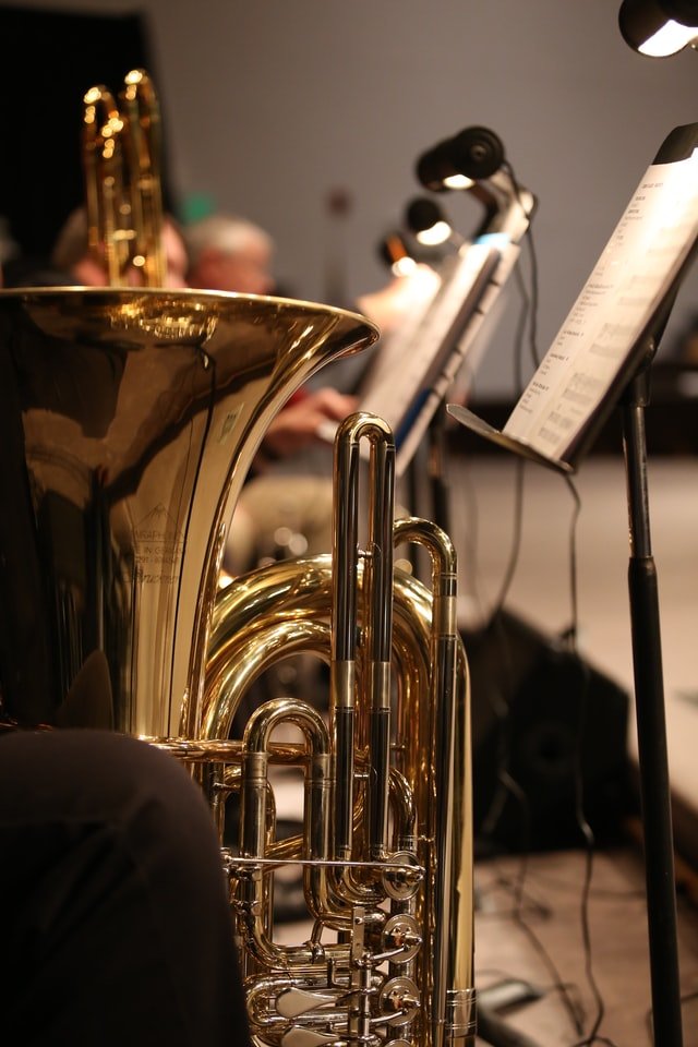 Musical instruments made of brass