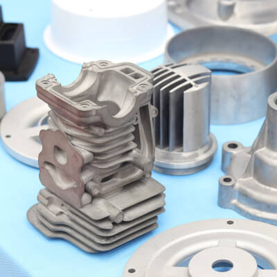 Various die cast automotive and electrical parts