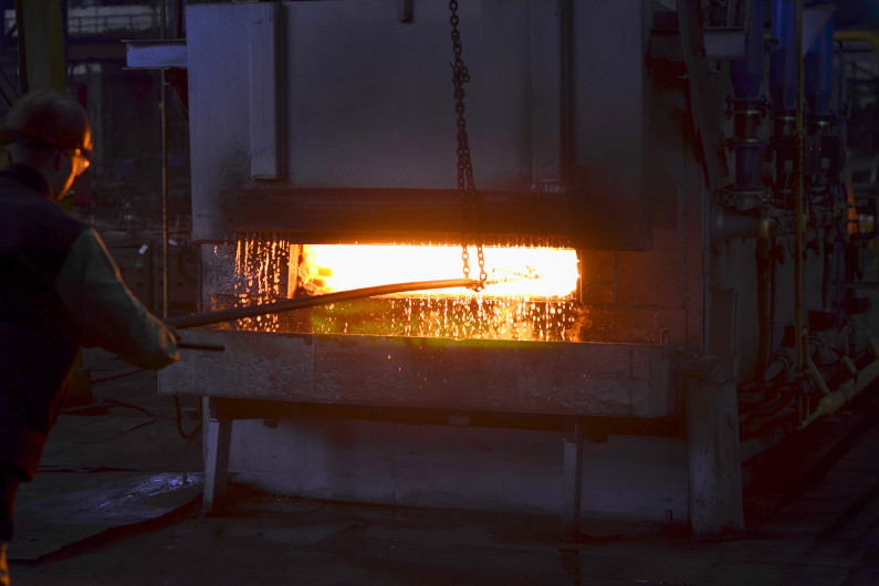Steel quenching and heat treatment
